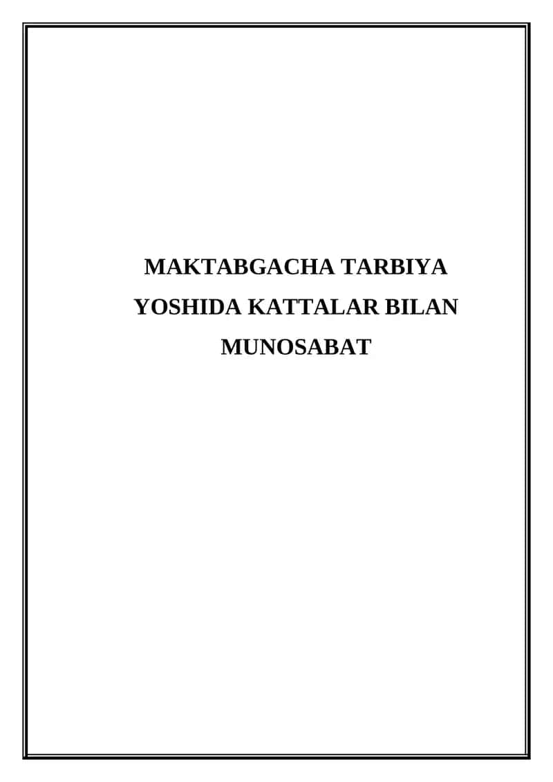 Ona tilini mustaqil ta'limning nazariy asoslari