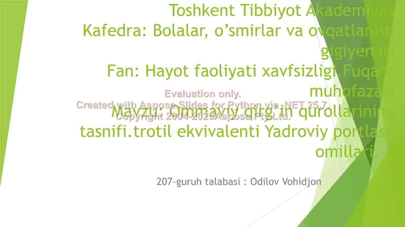 Ommaviy qirgʻin qurollari