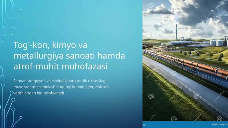 Tog'-kon, kimyo va metallurgiya sanoati hamda atrof-muhit muhofazasi