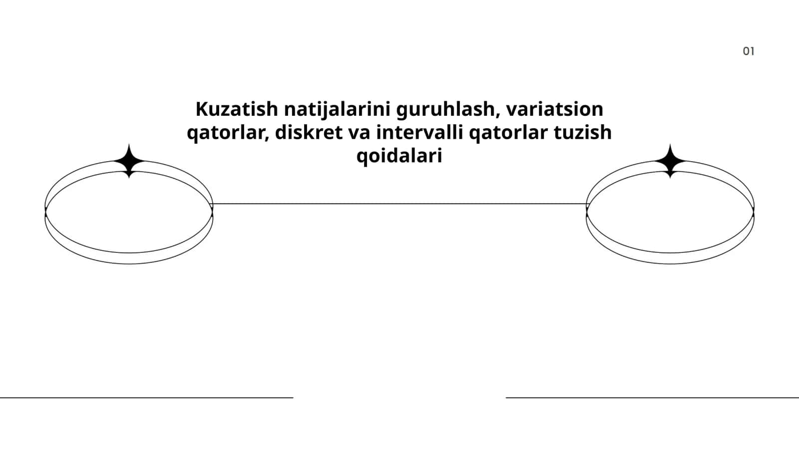 Kuzatish natijalarini guruhlash: variatsion qatorlar, diskret va intervalli qatorlar tuzish qoidalari