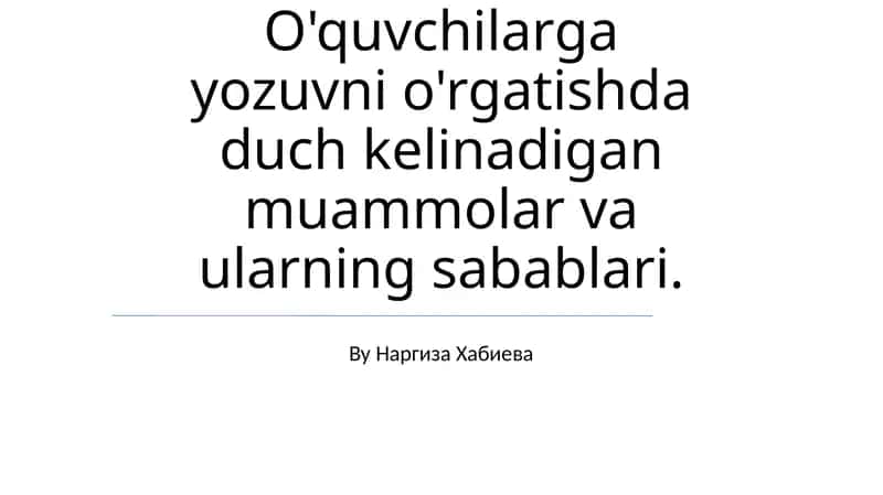 Cheklangan Yozuv Ko'nikmalari va Strategiyalari