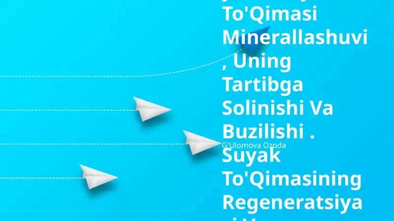 Suyak To'Qimasi Minerallashuvi, Uning Tartibga Solinishi Va Buzilishi