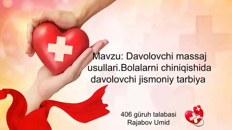 Davolovchi massaj usullari
