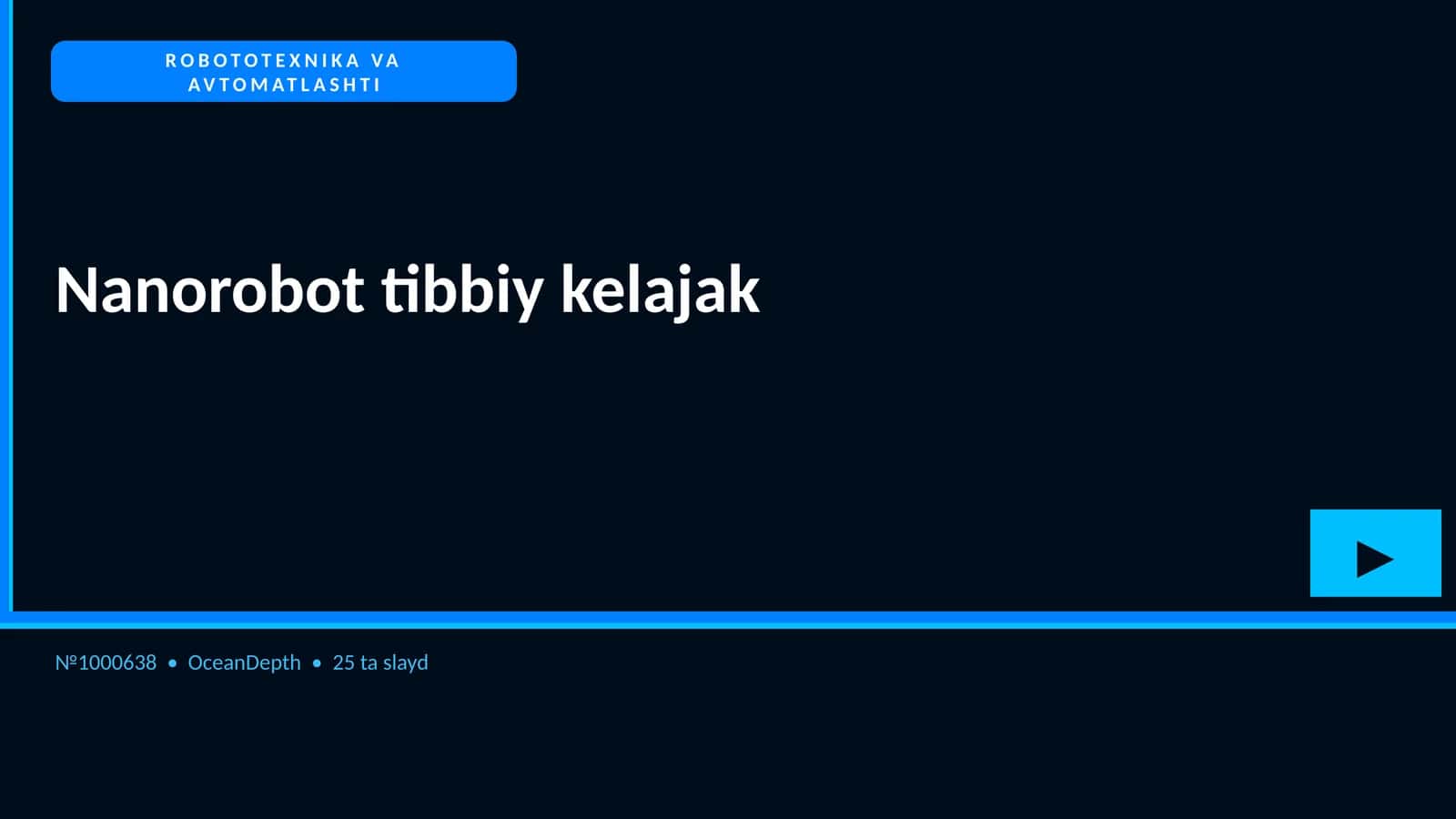 Nanorobot tibbiy kelajak