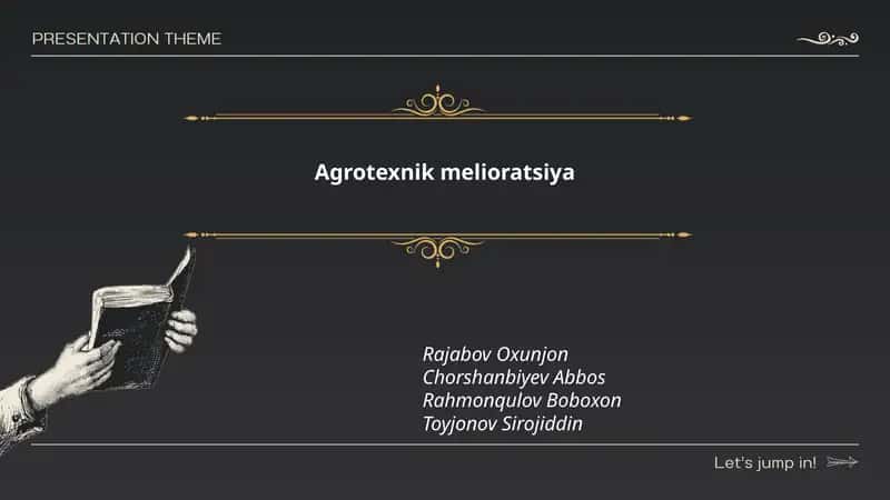 Agrotexnik melioratsiya