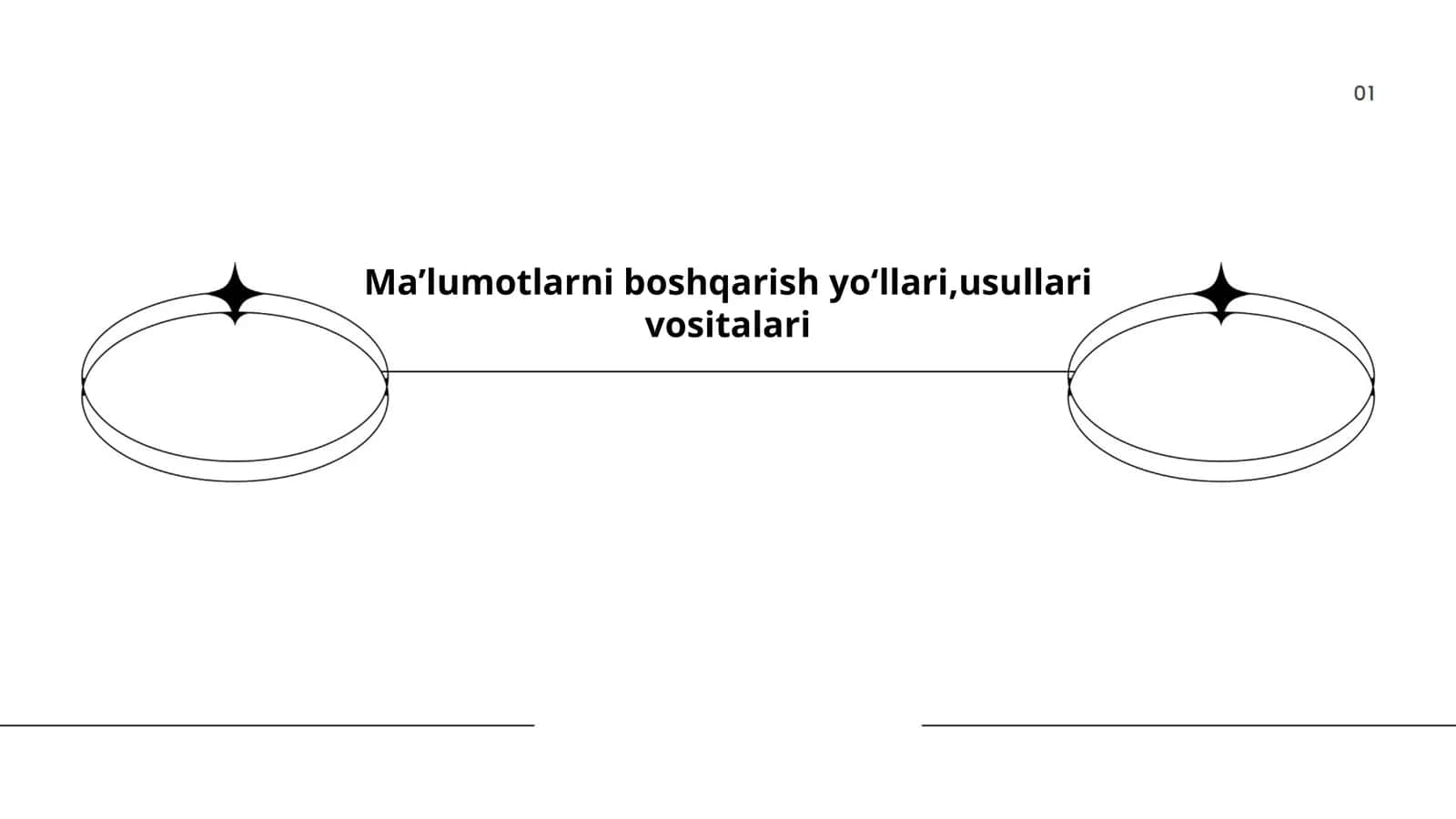 Maʼlumotlarni boshqarish yoʻllari,usullari vositalari