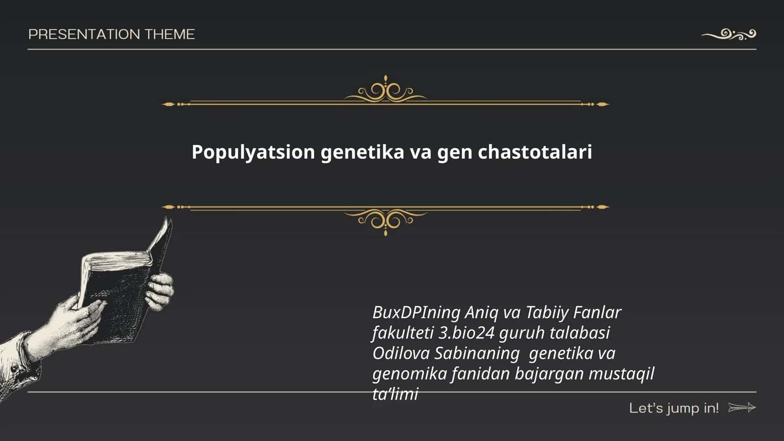 Populyatsion genetika va gen chastotalari