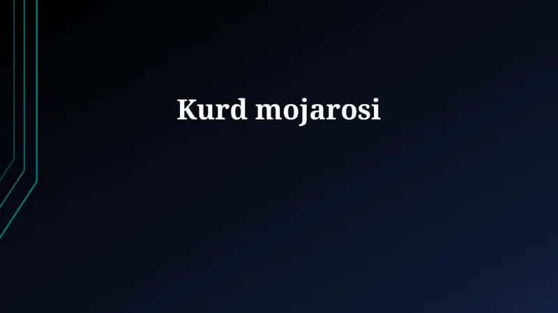Kurd mojarosi