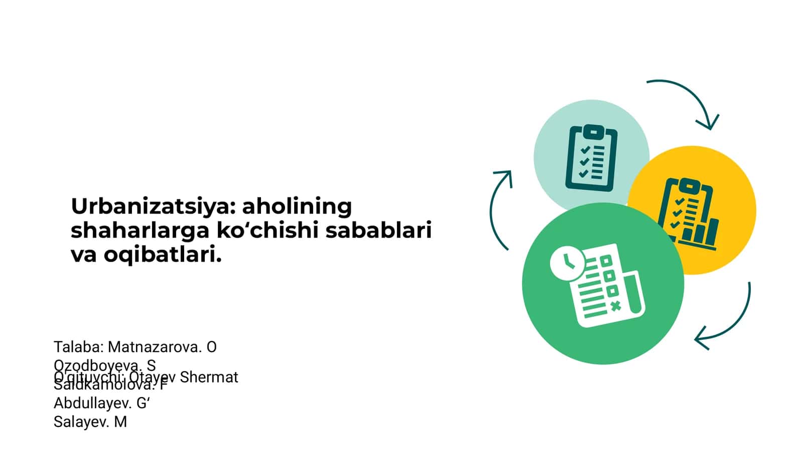 Urbanizatsiya: aholining shaharlarga koʻchishi sabablari va oqibatlari