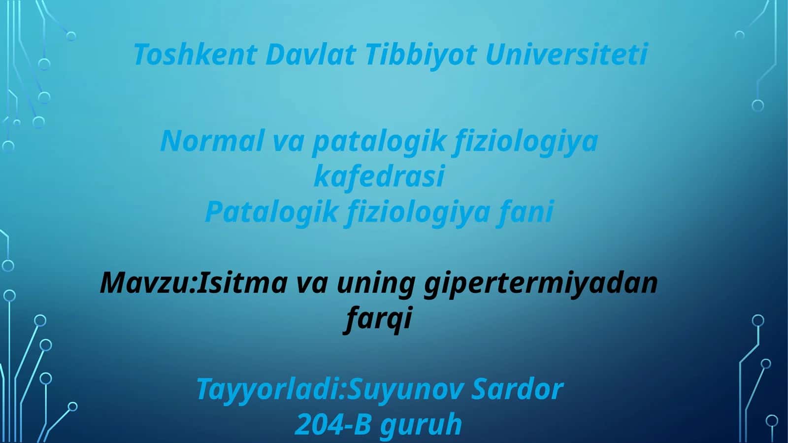 Isitmavauninggipertermiyadanfarqi