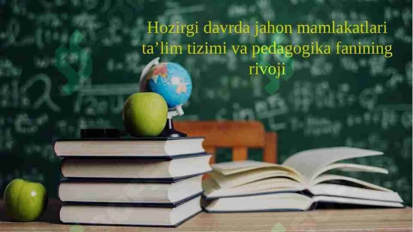 Ta’lim tizimining hozirgi holati