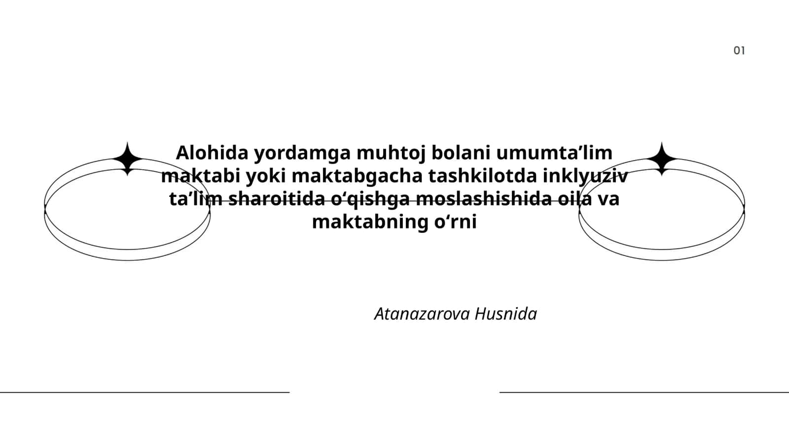 Alohida yordamga muhtoj