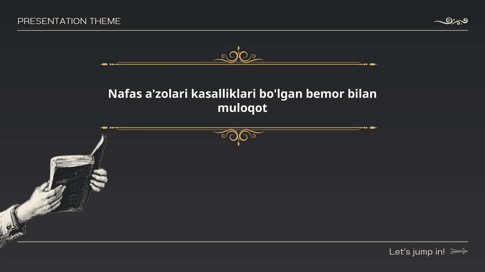 Nafas a'zolari kasalliklari bo'lgan bemor bilan muloqot