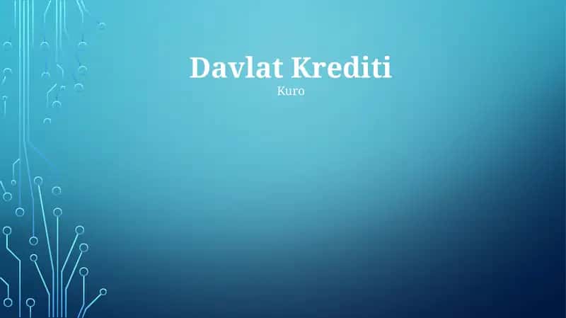 Davlat Krediti