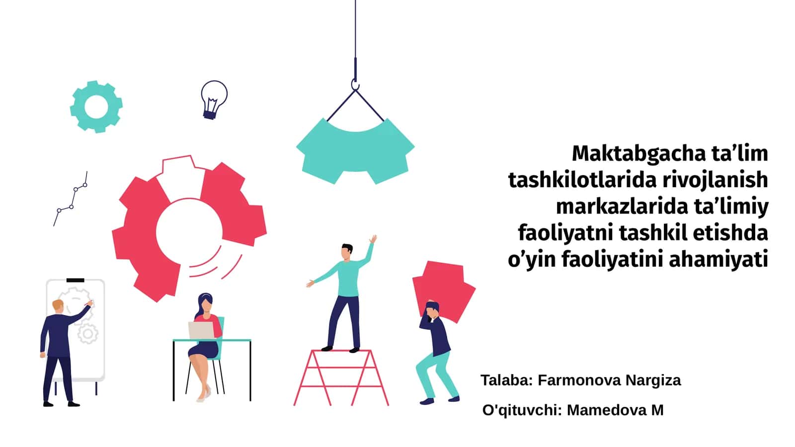Rivojlanish markazlari va o'yin faoliyati