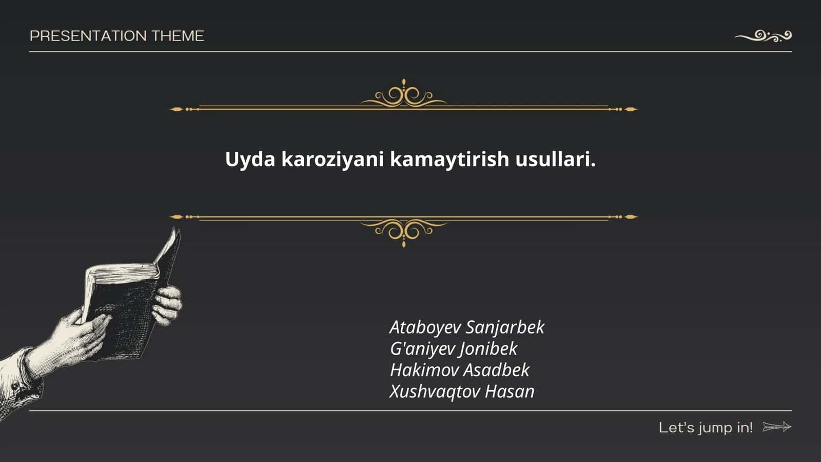 Uyda karoziyani kamaytirish usullari