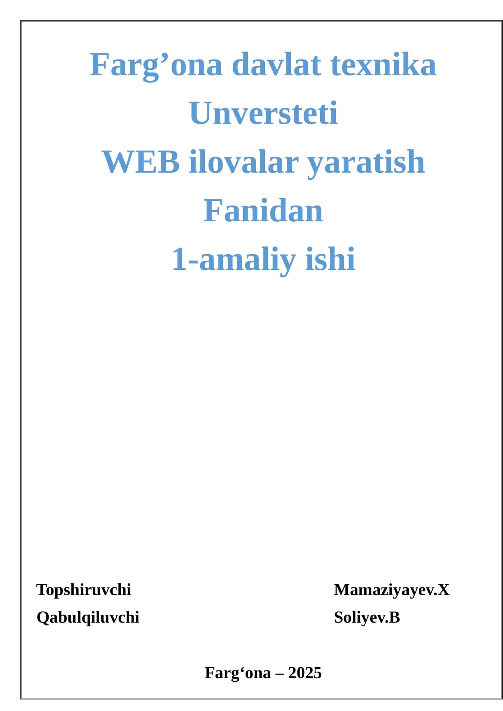 HTML yaratilishi va tarixi