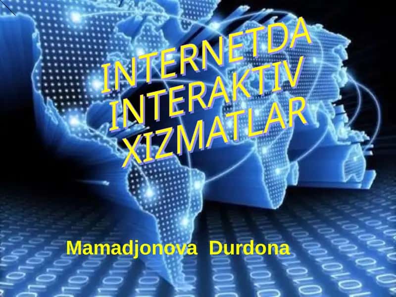 Interaktiv xizmatlar