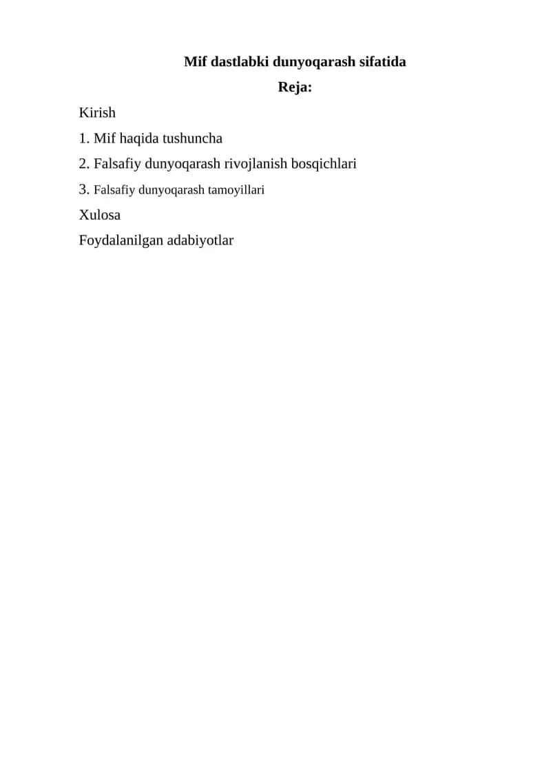 Mifologiya