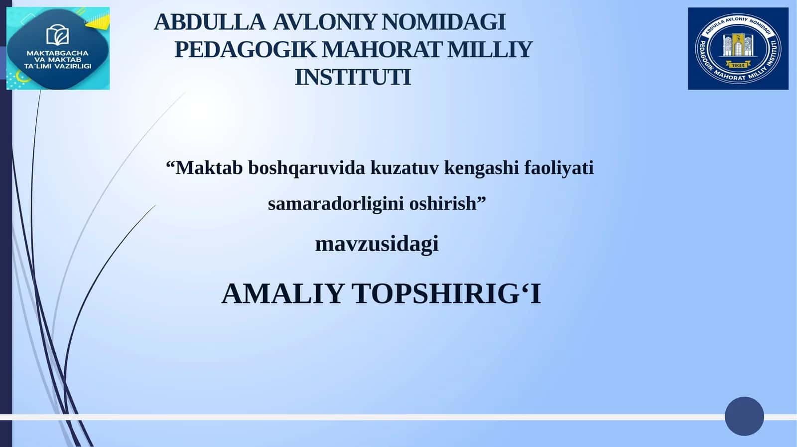 Maktab boshqaruvida kuzatuv kengashi faoliyati samaradorligini oshirish