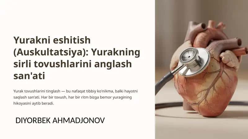 Yurakni eshitish (Auskultatsiya)