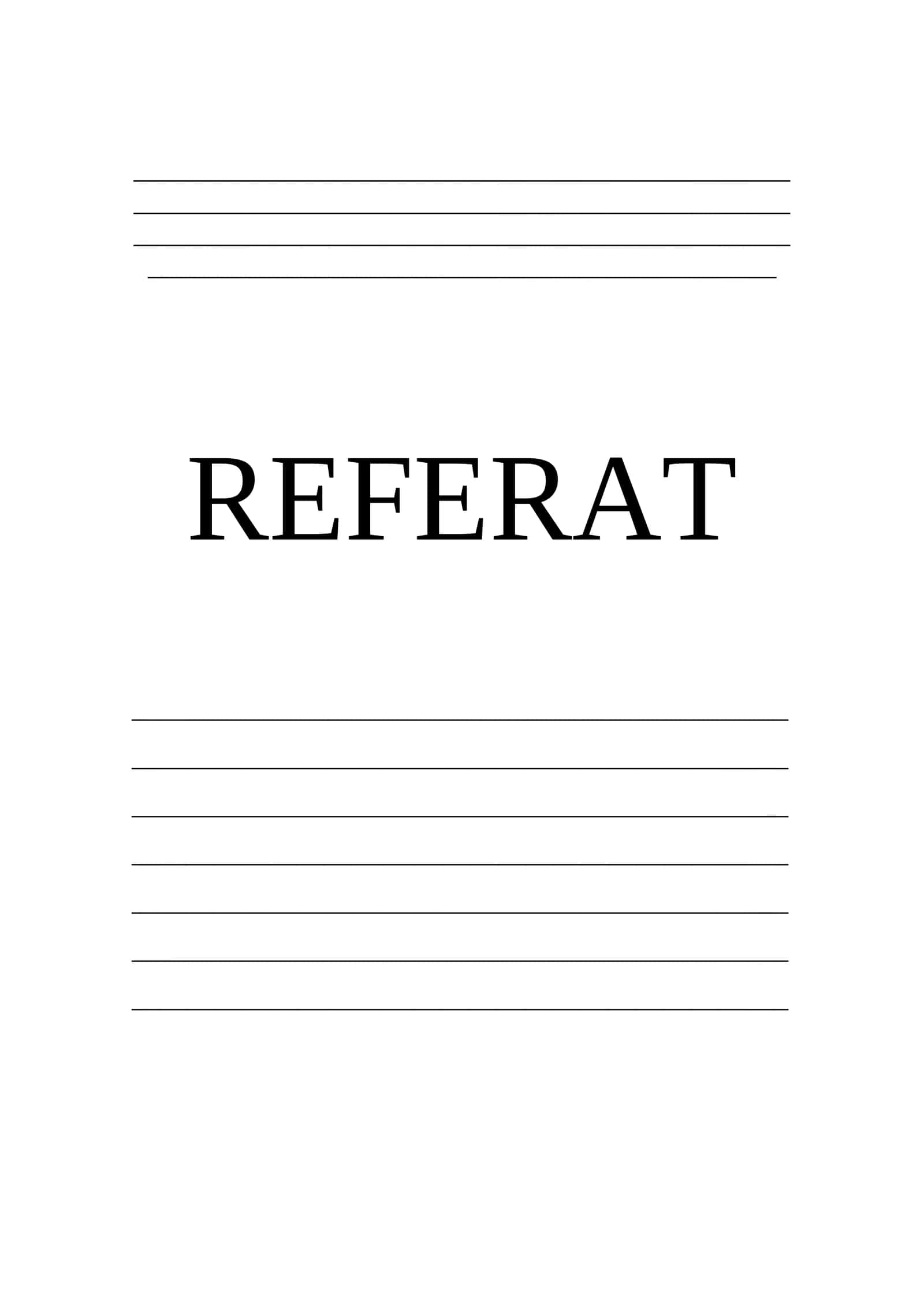 Referat uchun betlik