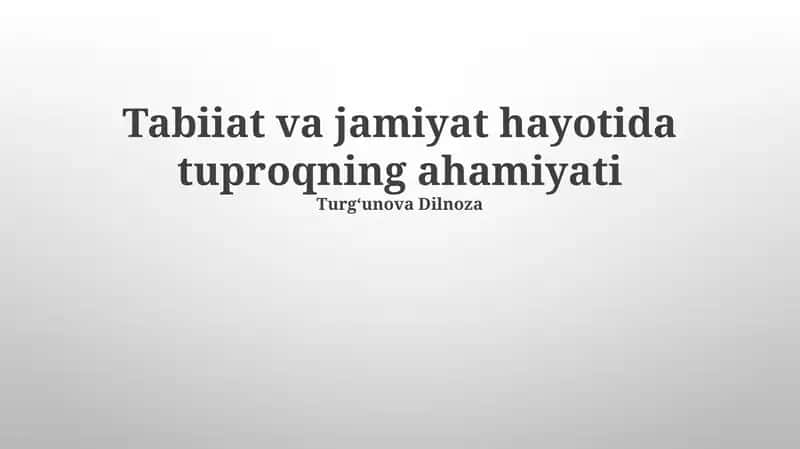 Tuproq muhofazasi