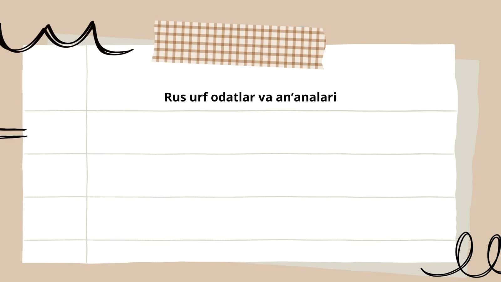 Rus urf odatlar va anʼanalari