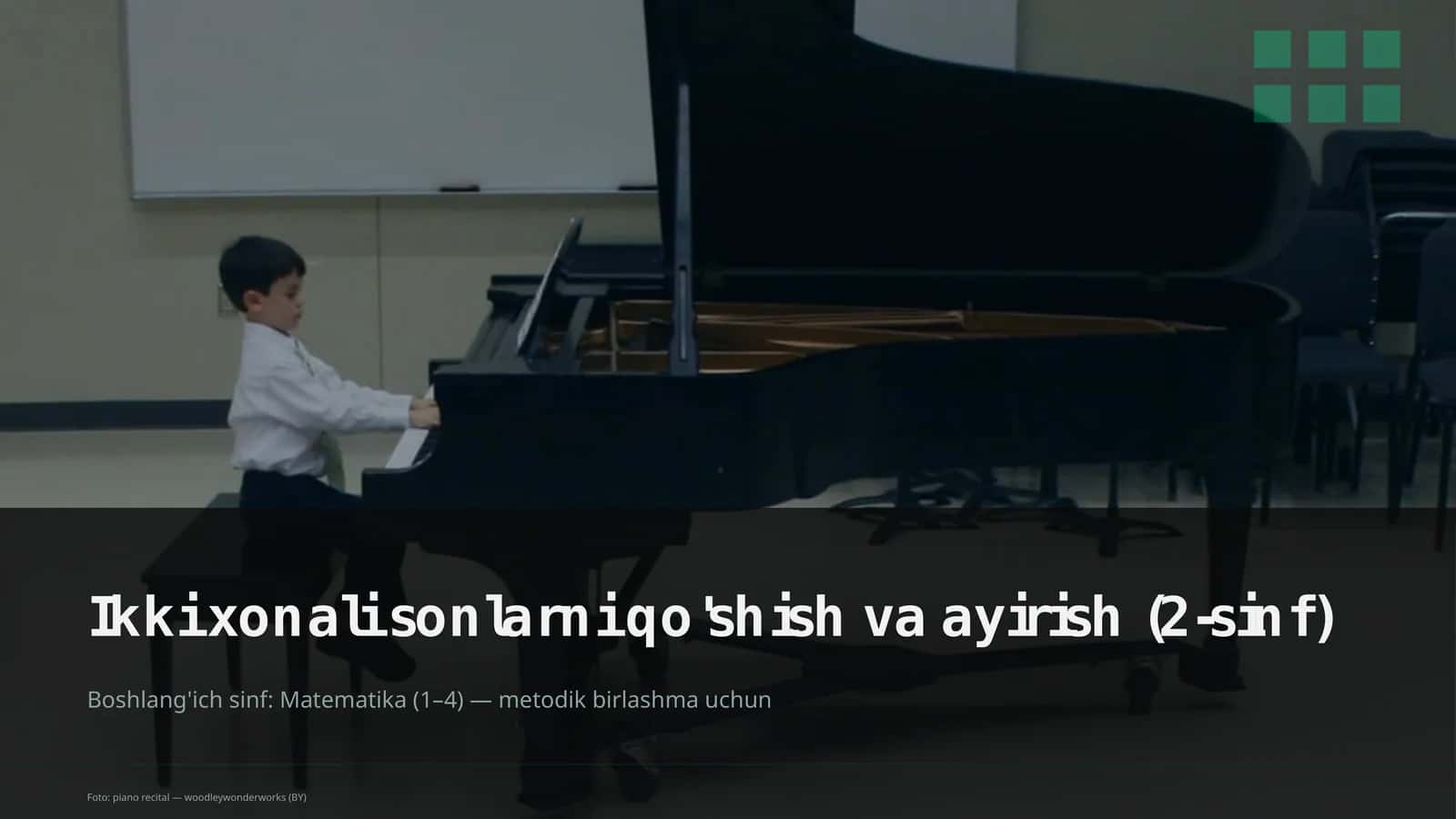 Ikki xonali sonlarni qo'shish va ayirish (2-sinf)