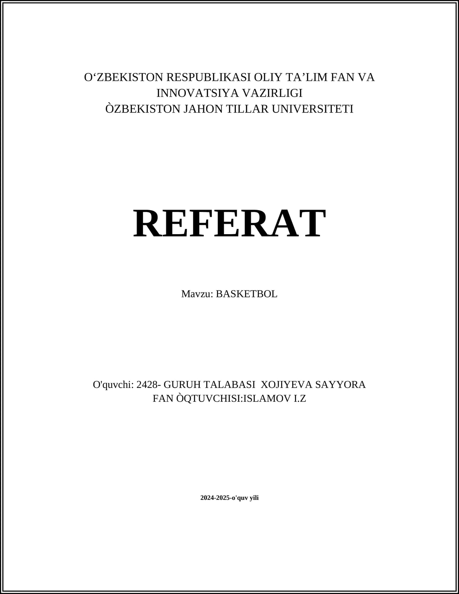 BASKETBOL