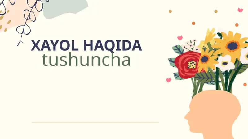 Xayol haqida tushuncha