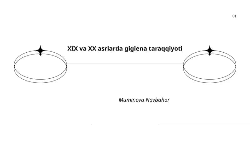 XIX va XX asrlarda gigiena taraqqiyoti