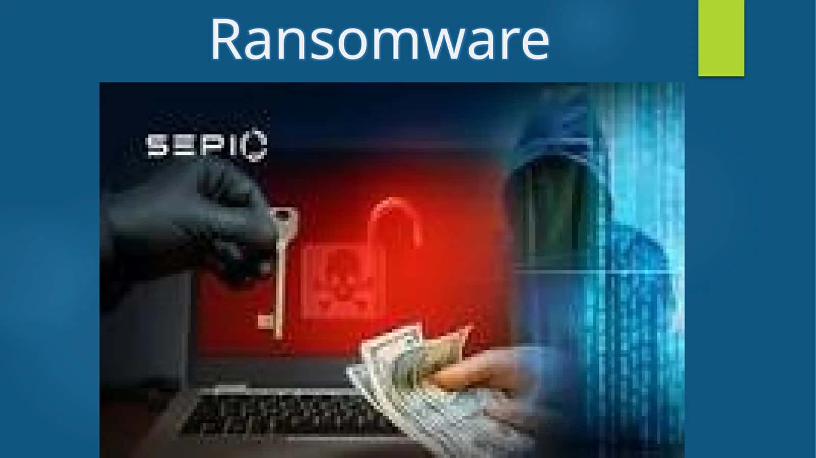 Ransomware hujumlarini aniqlash va oldini olish.