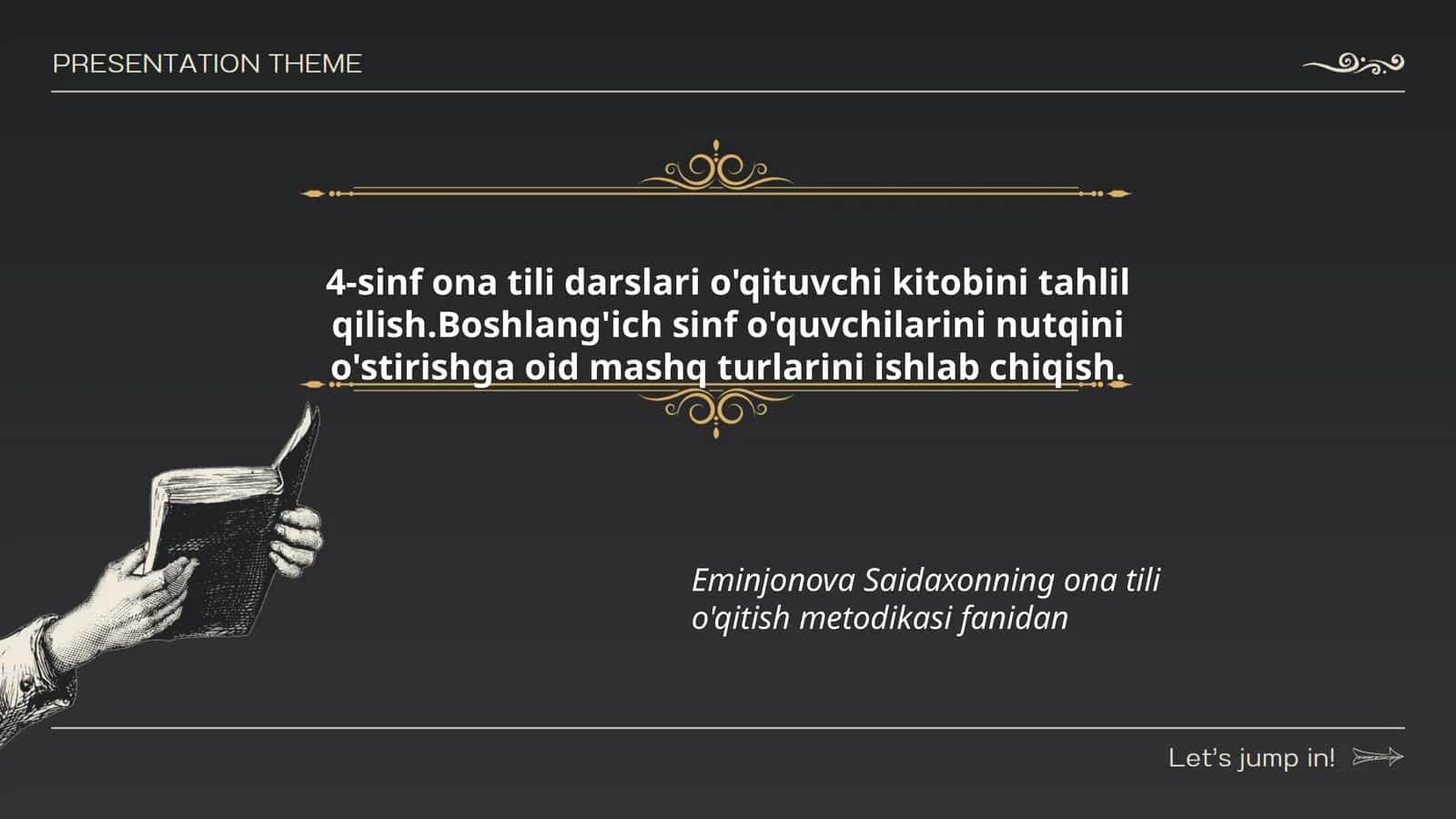 4-sinf ona tili darslari o'qituvchi kitobi