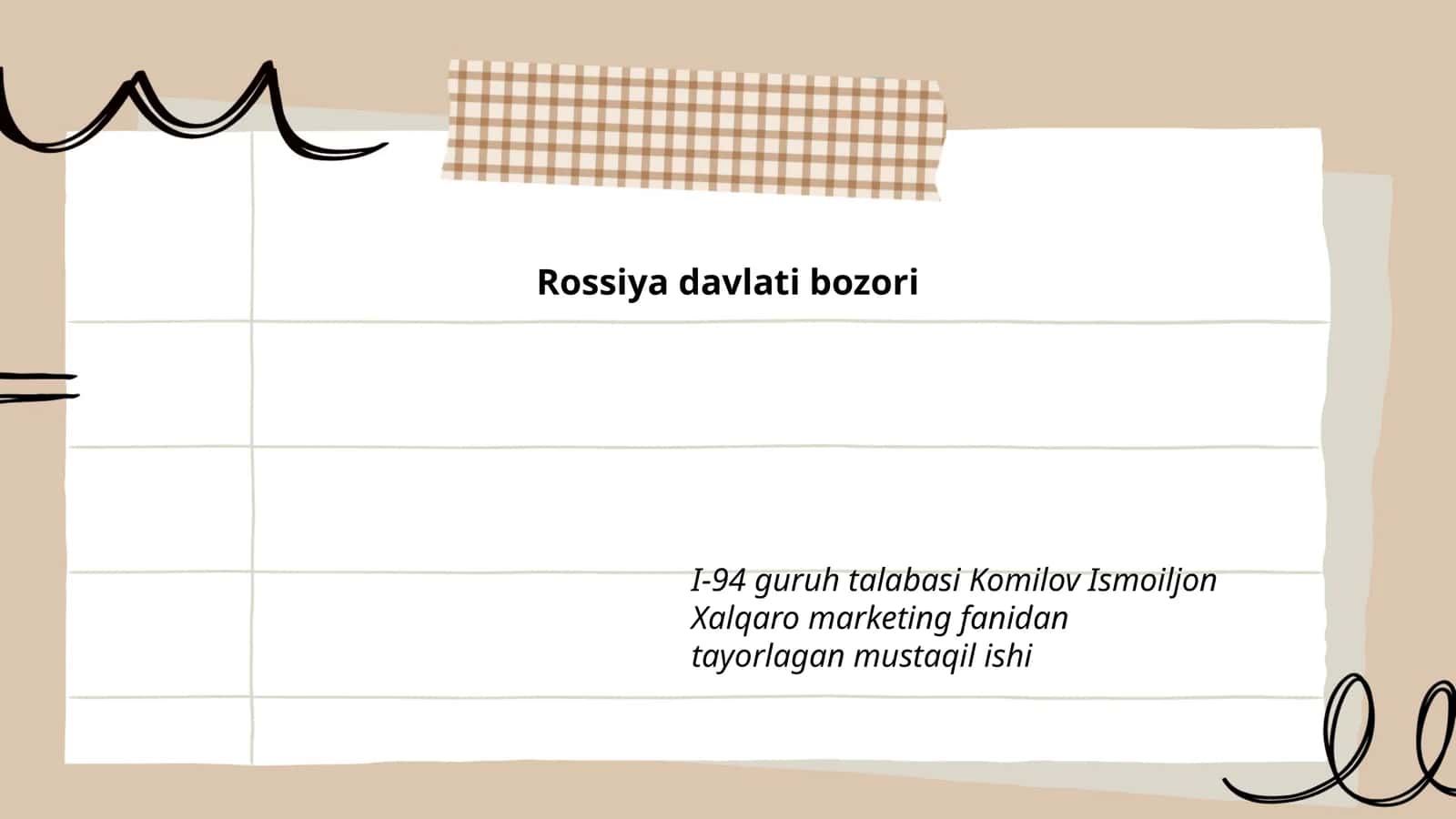 Rossiya davlati bozori