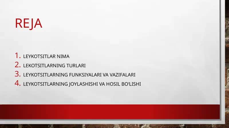Leykotsitlar
