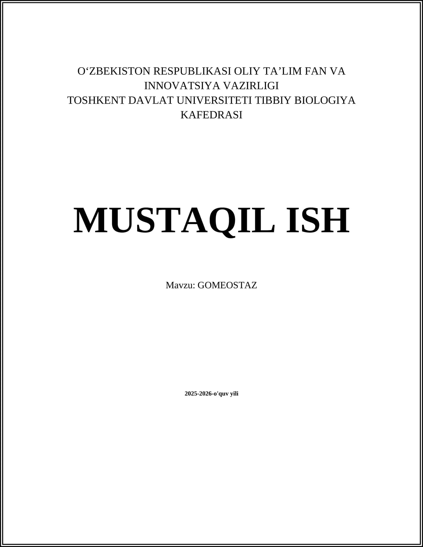 GOMEOSTAZ