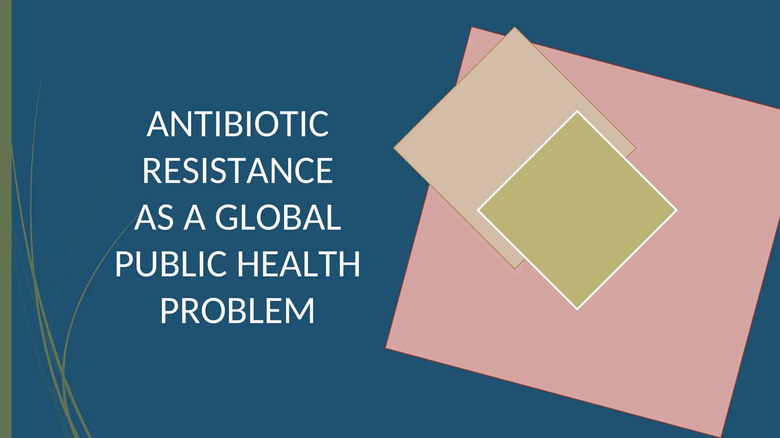 ANTIBIOTIC RESISTANCE AS A GLOBAL PUBLIC HEALTH PROBLEM