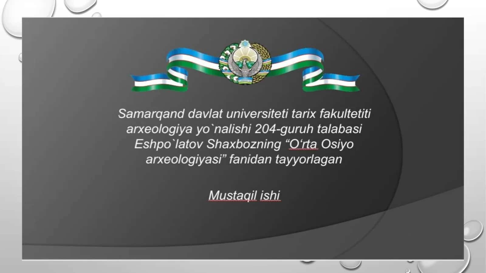 Baqtriyabronza davriprota-shahar madaniyatlari