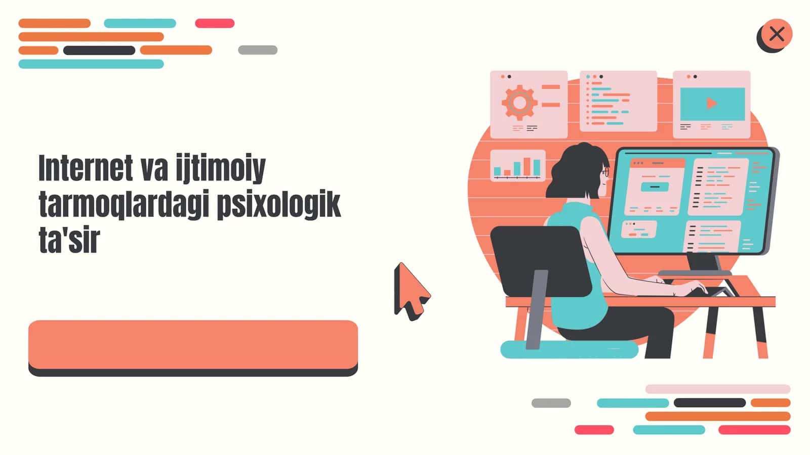 Internet va ijtimoiy tarmoqlardagi psixologik ta'sir