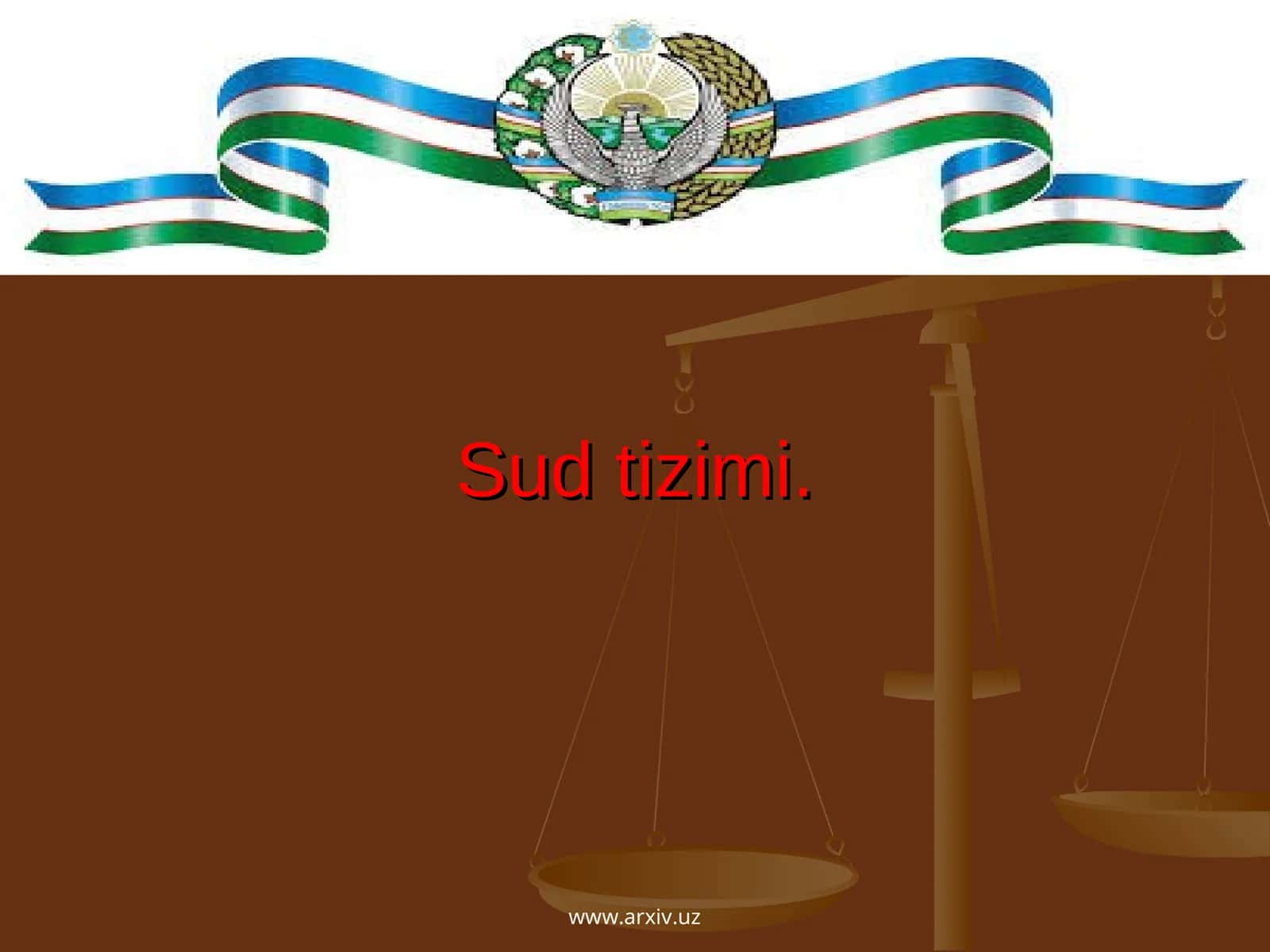 O’zbekiston Respublikasining sud tizimi