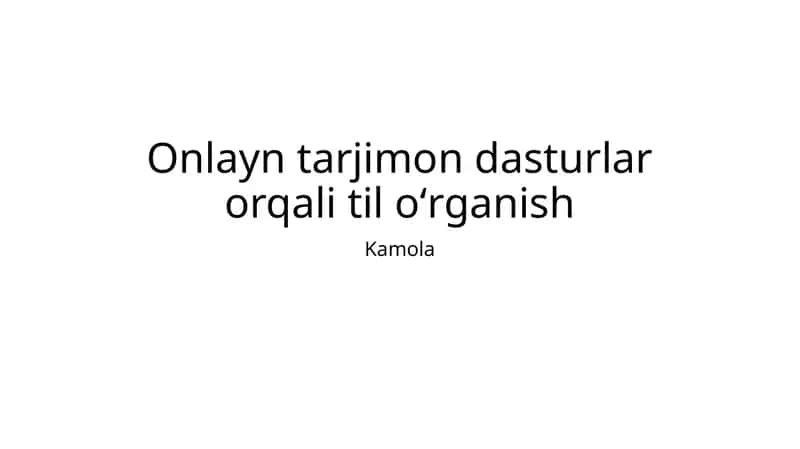 Kamola