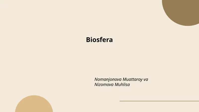 Biosfera