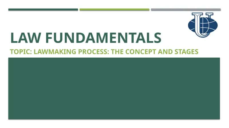 Law fundamentals