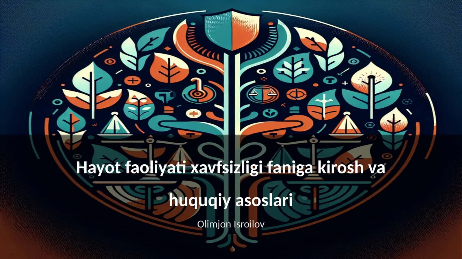 Hayot faoliyati xavfsizligi faniga kirish va huquqiy asoslari