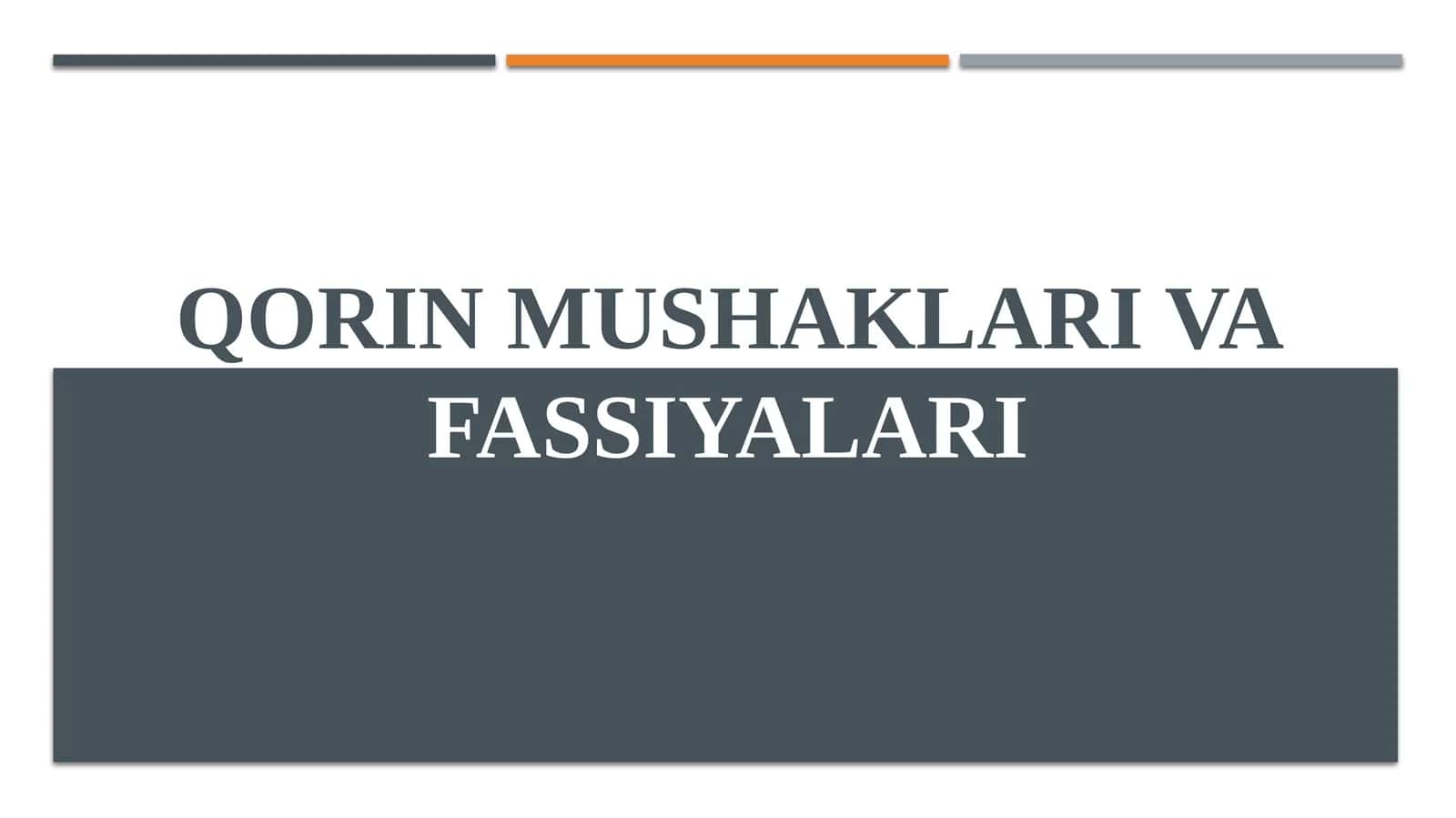 Qorin mushaklari vafassiyalari