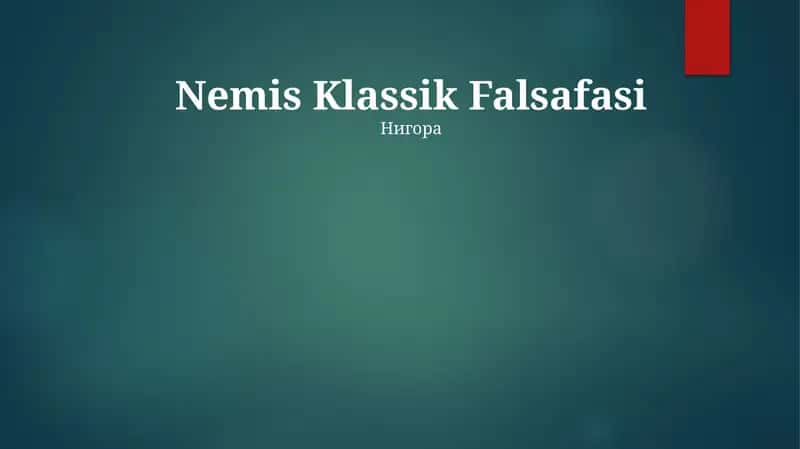 Immanuil Kantning axloq falsafasi