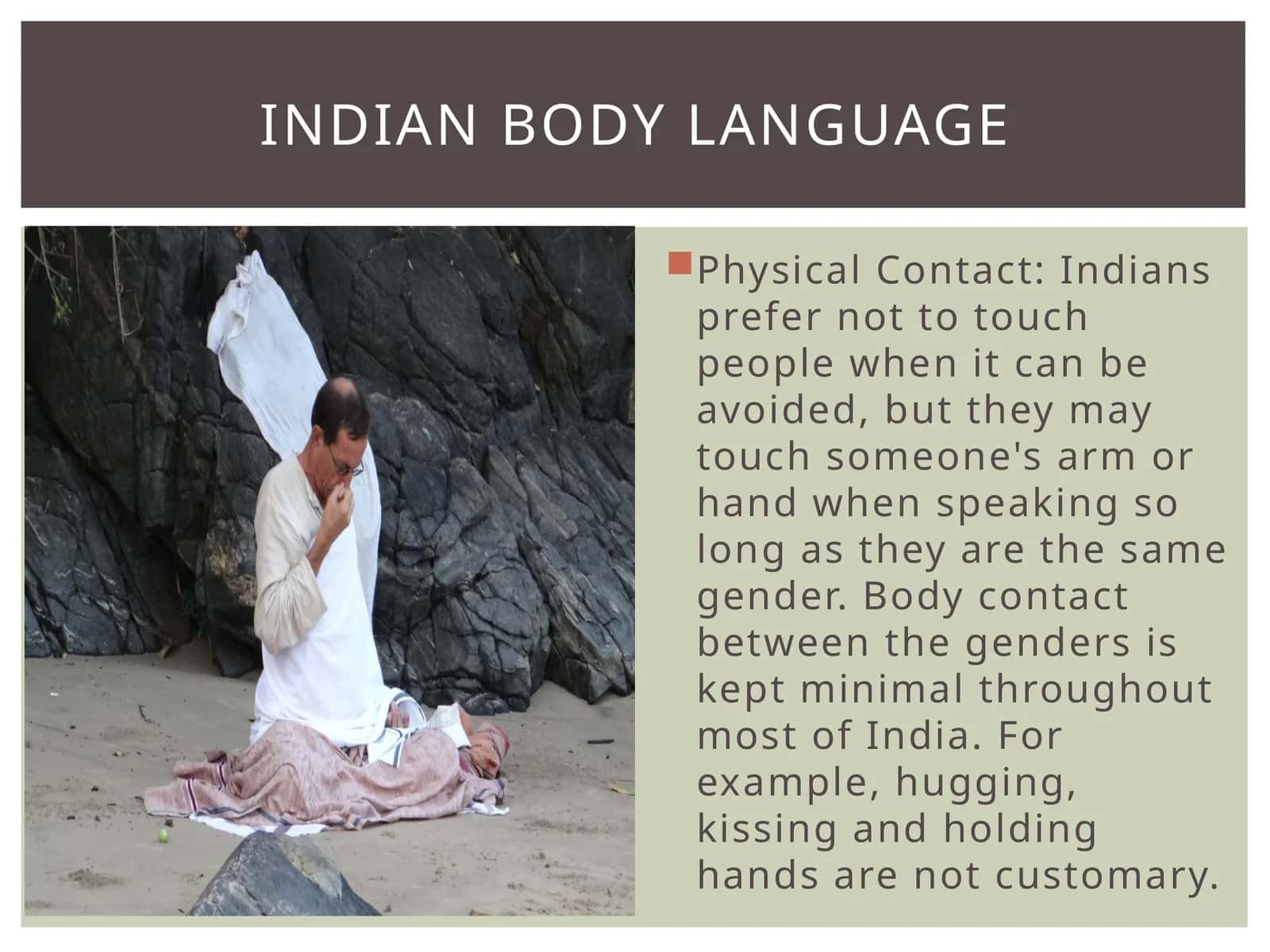 INDIAN BODY LANGUAGE