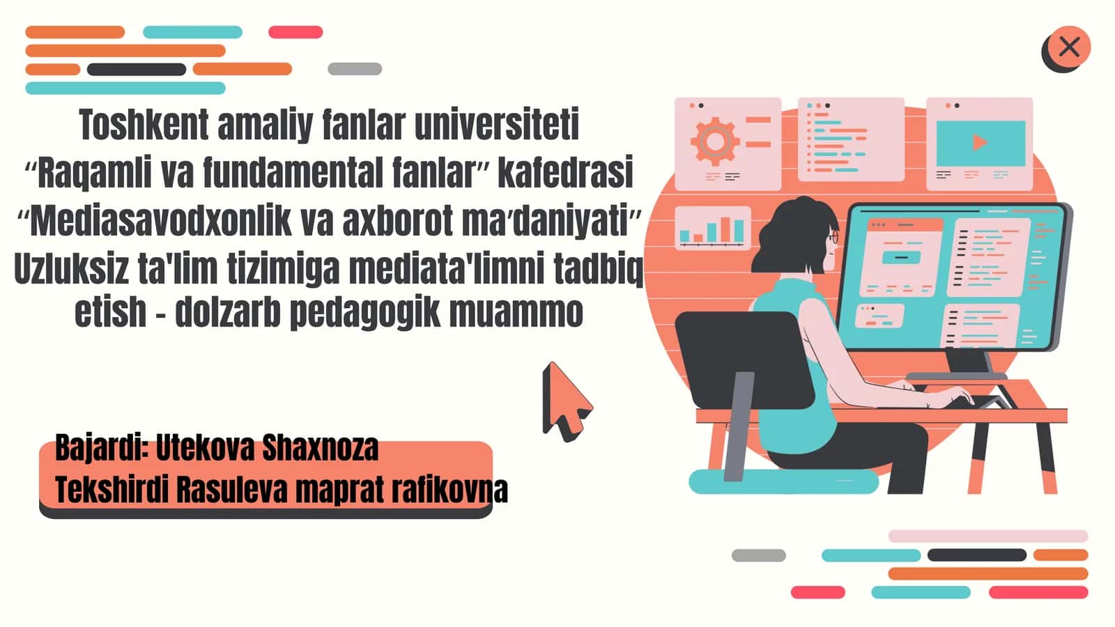Mediata'lim va pedagogik muammoat