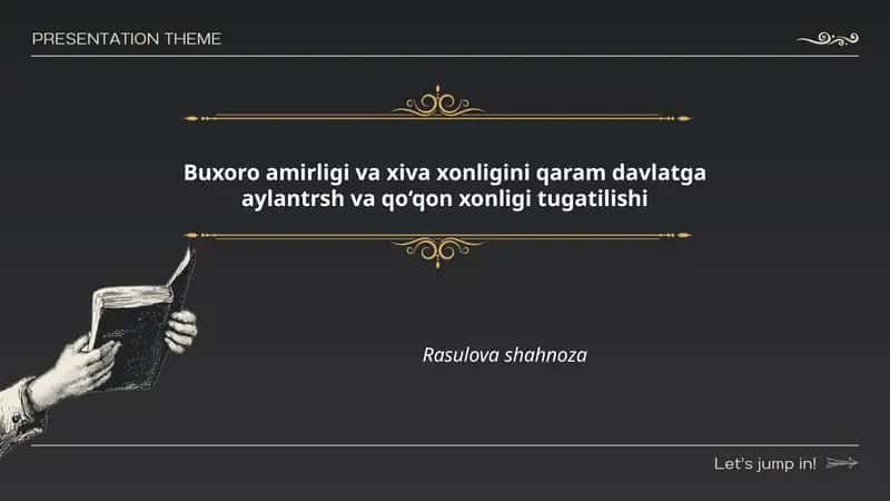 Buxoro amirligi va xiva xonligini qaram davlatga aylantrsh va qo‘qon xonligi tugatilishi